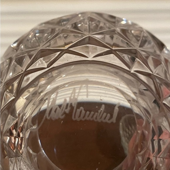 Vintage Val St. Lambert Imperial Crystal Cream and Sugar - Picture 4 of 13